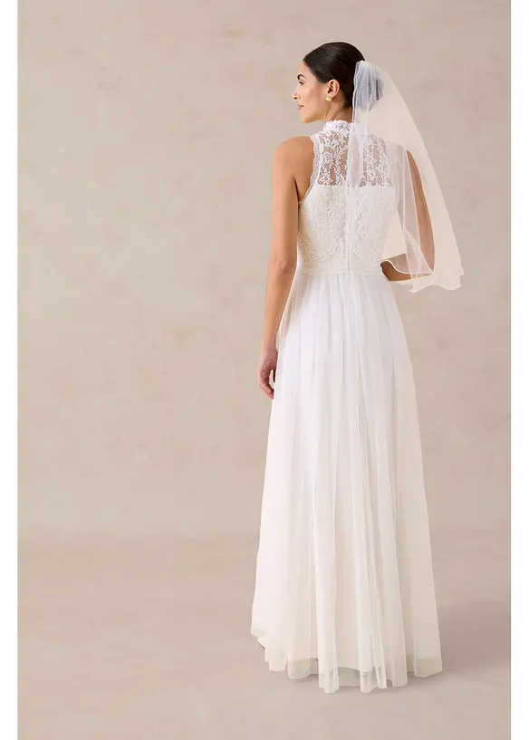 Abito da sposa in tulle e pizzo, bonprix