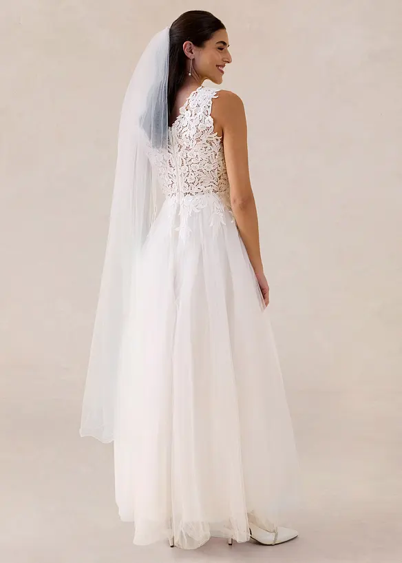 Abito da sposa con tulle e pizzo, bonprix