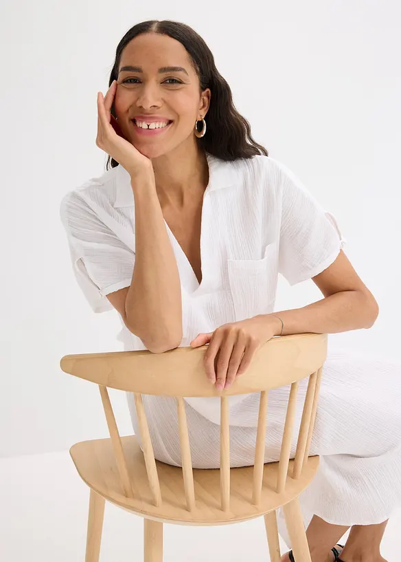 Caftano in mussola morbida, bonprix