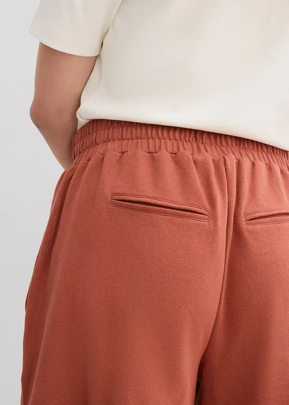 Shorts in felpa di misto cotone, bonprix