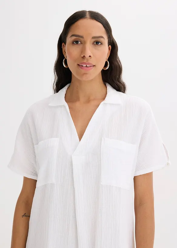 Caftano in mussola morbida, bonprix