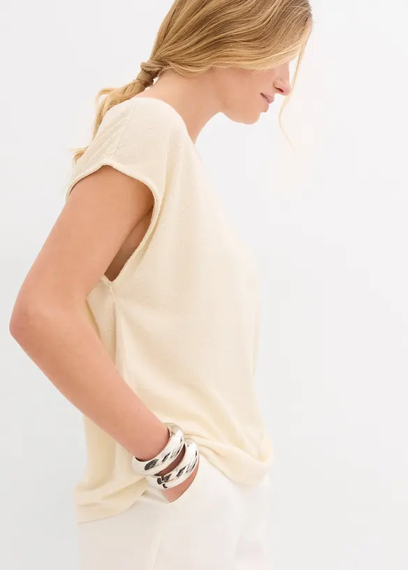 Maxi maglia in simil maglia, bonprix