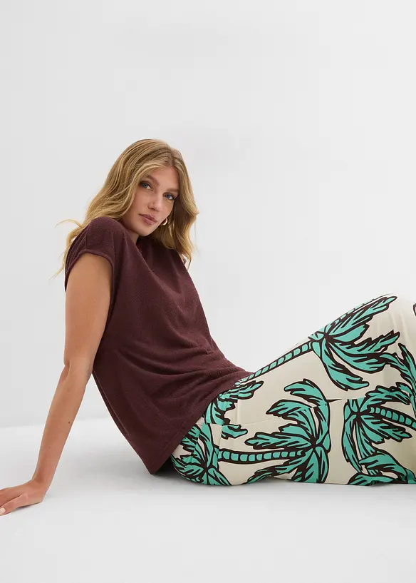 Maxi maglia in simil maglia, bonprix