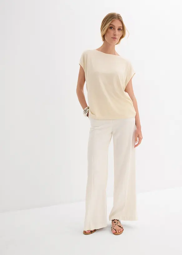 Maxi maglia in simil maglia, bonprix