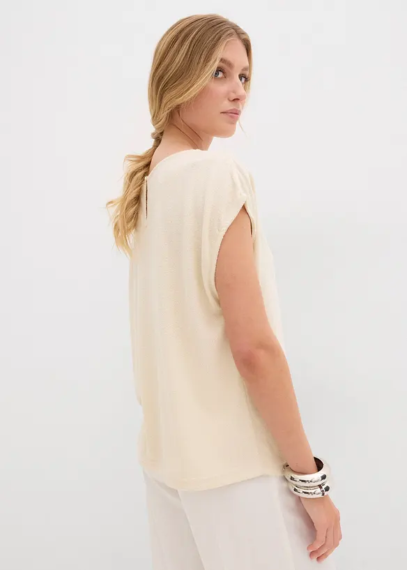 Maxi maglia in simil maglia, bonprix