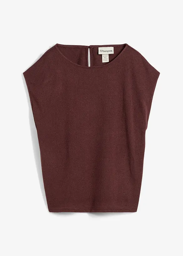 Maxi maglia in simil maglia, bonprix