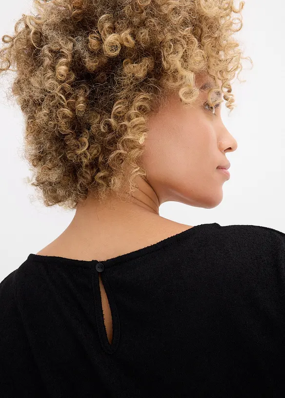 Maxi maglia in simil maglia, bonprix