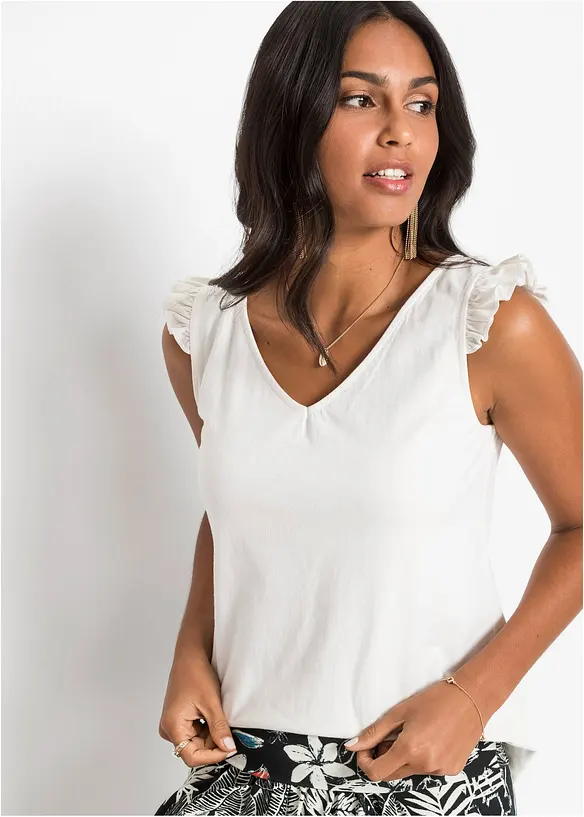 Top in puro cotone biologico, bonprix