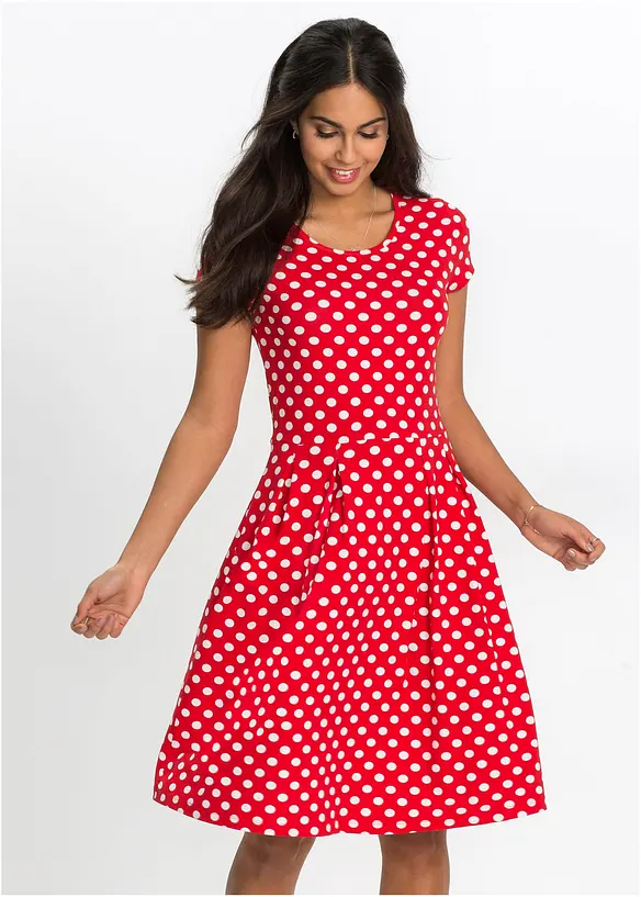 Abito in jersey di misto viscosa, bonprix