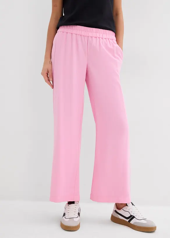 Pantaloni culotte in misto viscosa morbido, bonprix