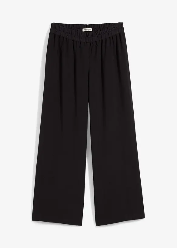 Pantaloni culotte in misto viscosa morbido, bonprix