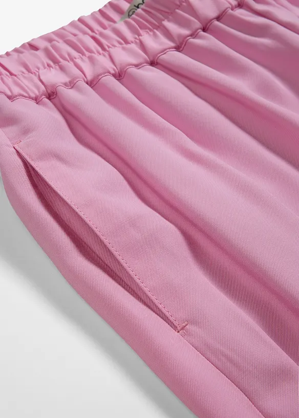 Pantaloni culotte in misto viscosa morbido, bonprix