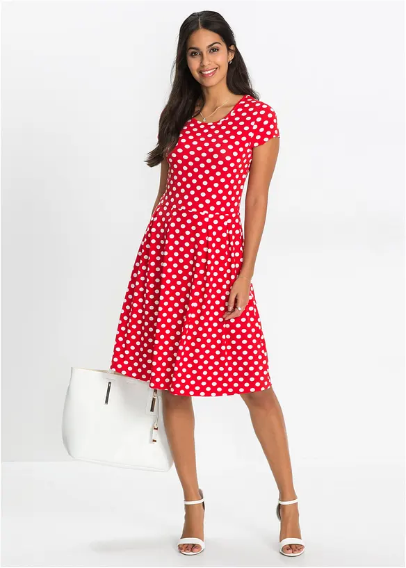 Abito in jersey di misto viscosa, bonprix