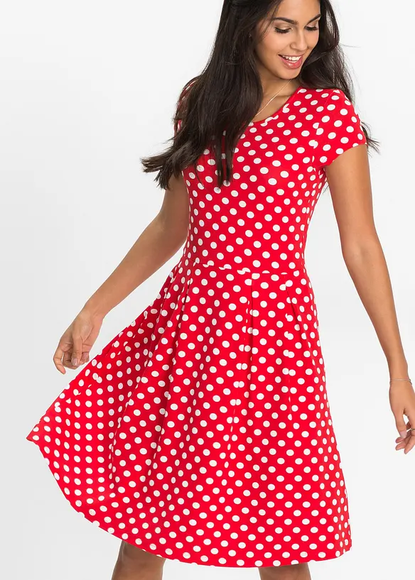 Abito in jersey di misto viscosa, bonprix