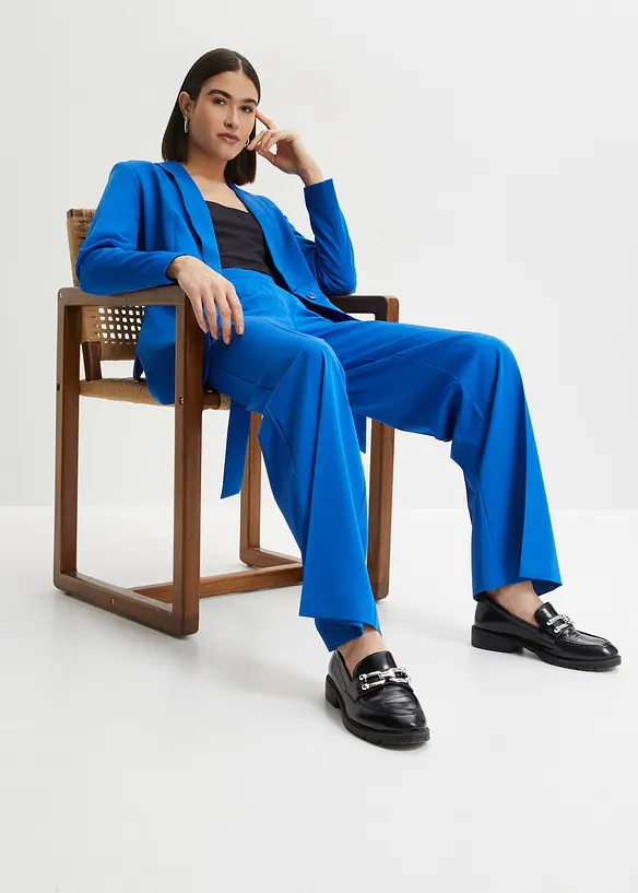 Blazer con cintura da annodare, bonprix