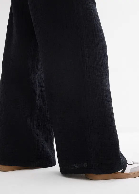 Pantaloni a palazzo in mussola, bonprix