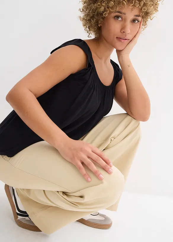 Top in misto viscosa morbido, bonprix