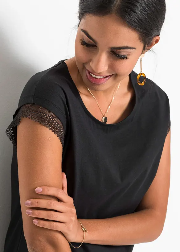 Maglia boxy in cotone, bonprix