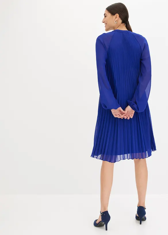 Miniabito plissettato in fine chiffon, bonprix