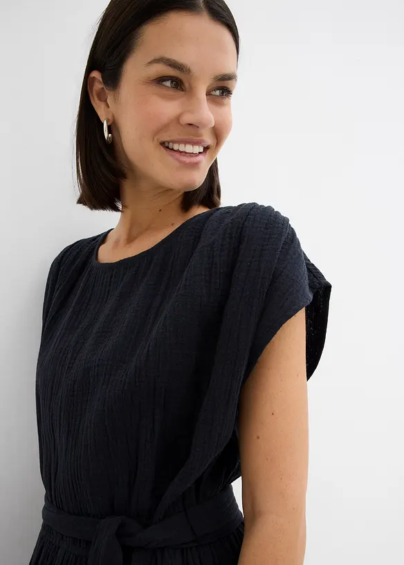 Abito midi in puro cotone, bonprix