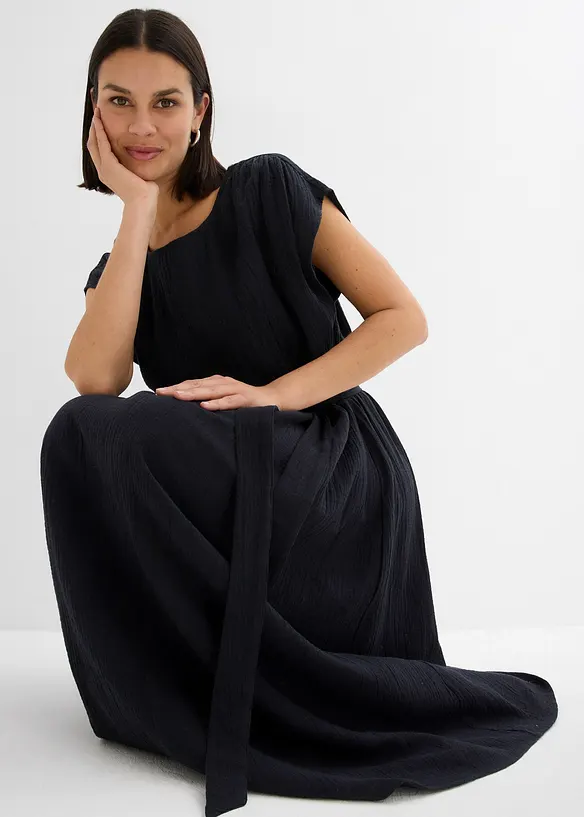 Abito midi in puro cotone, bonprix