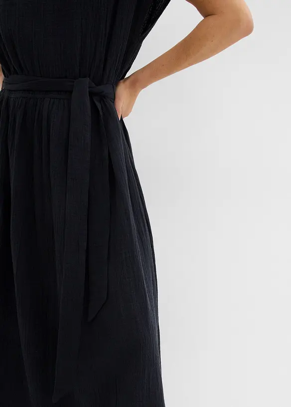 Abito midi in puro cotone, bonprix