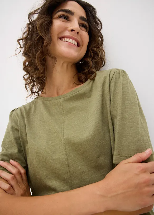 T-shirt in puro cotone, bonprix