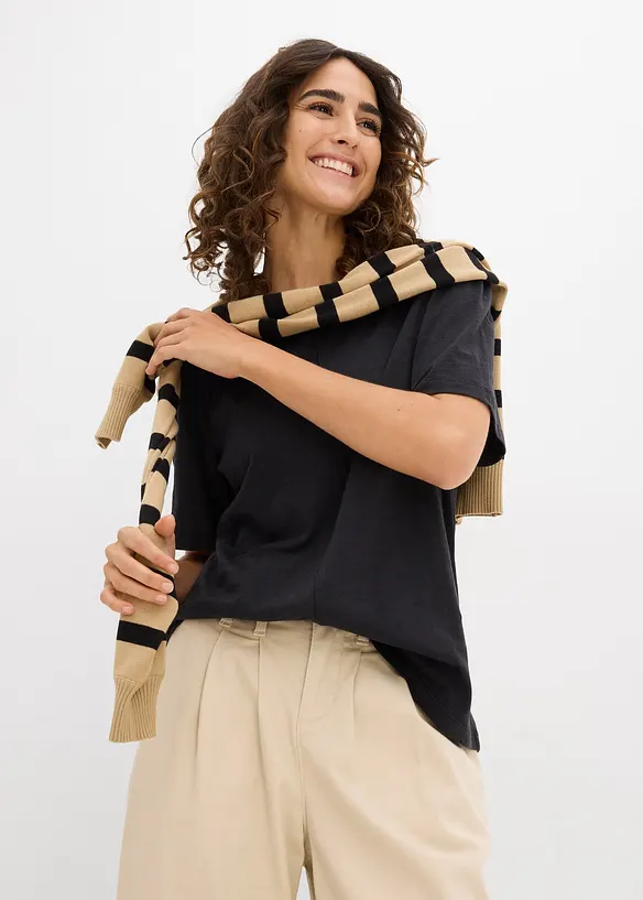 T-shirt in puro cotone, bonprix