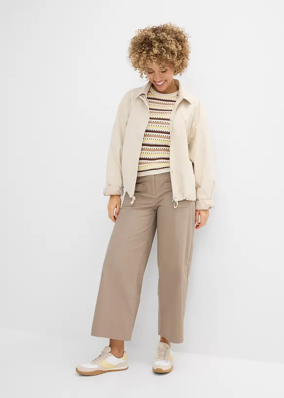 T-shirt di maglia traforata, bonprix