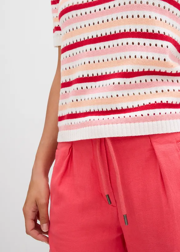 T-shirt di maglia a righe, bonprix