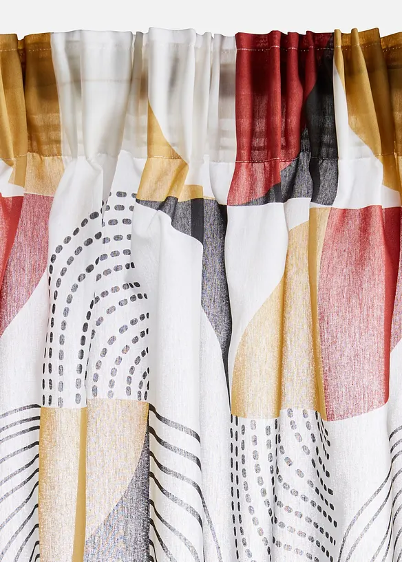 Tenda semitrasparente in poliestere riciclato (pacco da 1), bonprix