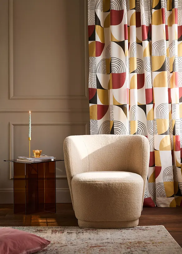 Tenda semitrasparente in poliestere riciclato (pacco da 1), bonprix