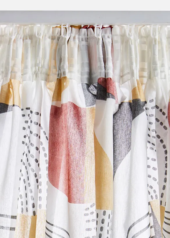 Tenda semitrasparente in poliestere riciclato (pacco da 1), bonprix