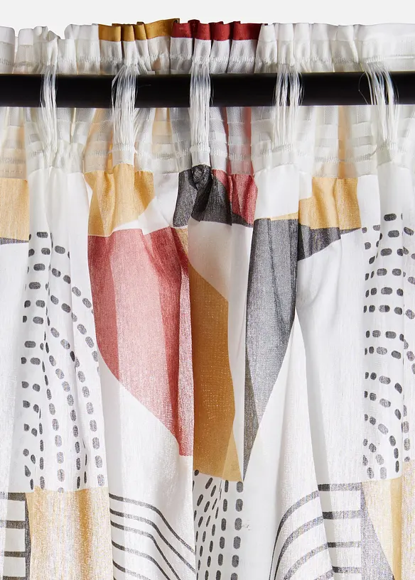 Tenda semitrasparente in poliestere riciclato (pacco da 1), bonprix