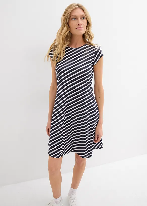 Abito di jersey dalla linea sfiancata, bonprix