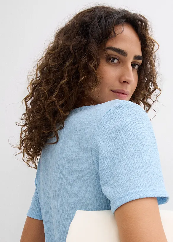 Maglia operata con bottoni, bonprix