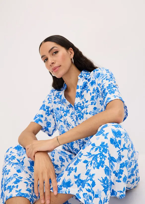 Pantaloni culotte in misto viscosa fluido, bonprix