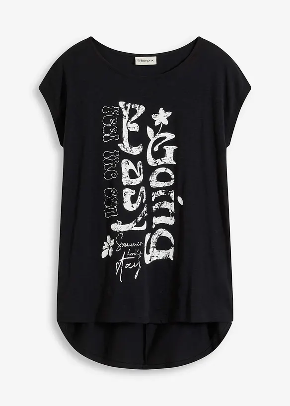 Maglia lunga in puro cotone biologico, bonprix