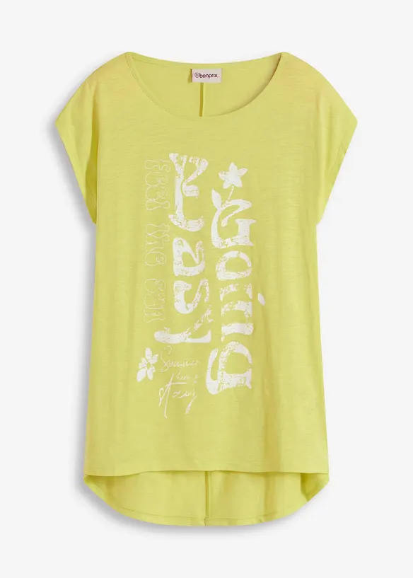 Maglia lunga in puro cotone biologico, bonprix