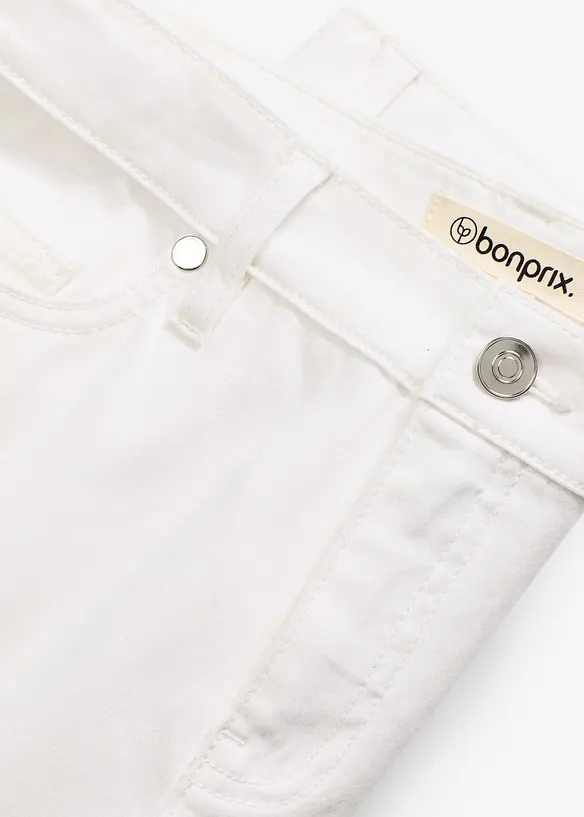 Pantaloni capri con vita comoda, bonprix