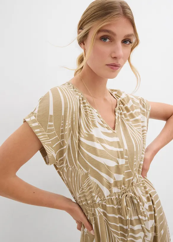 Abito in jersey di misto viscosa fluente, bonprix