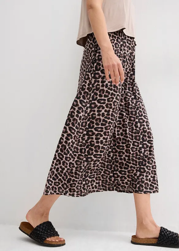 Abito fluente in misto viscosa elasticizzato, bonprix