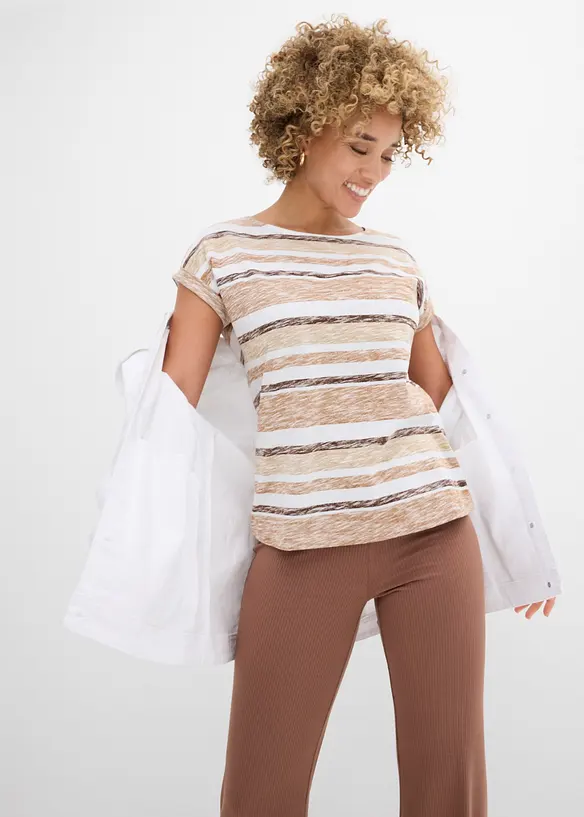 T-shirt in puro cotone biologico, bonprix