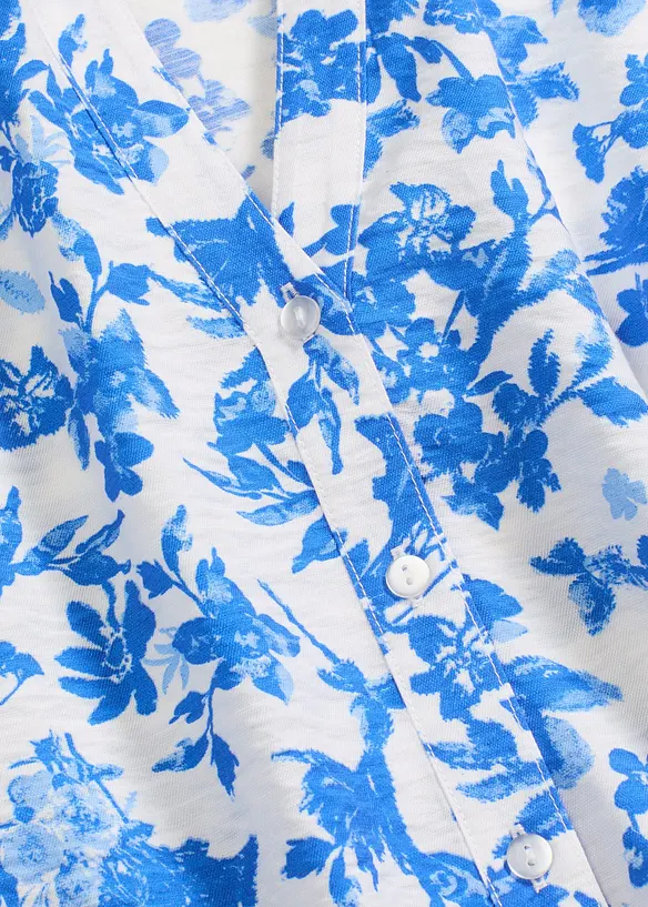 Camicetta a maniche corte in misto viscosa morbido, bonprix