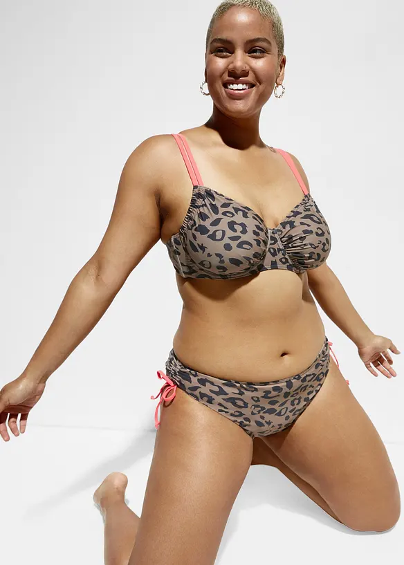 Bikini con ferretto e laccetti (set 2 pezzi), bonprix