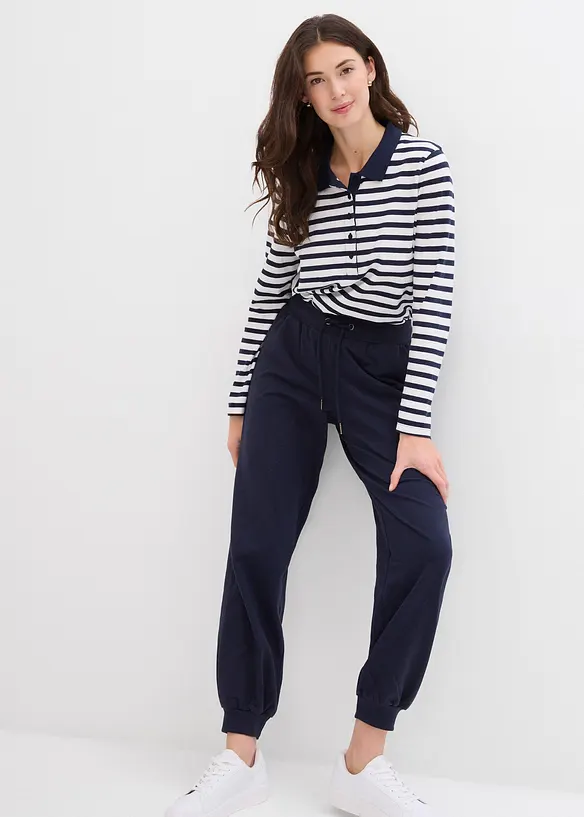 Pantaloni da jogging con elastico alla caviglia, bonprix