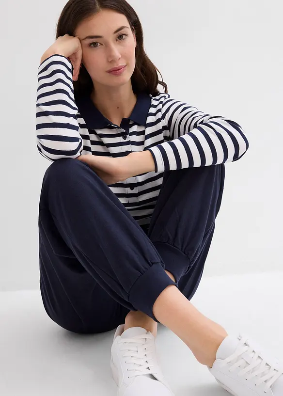 Pantaloni da jogging con elastico alla caviglia, bonprix