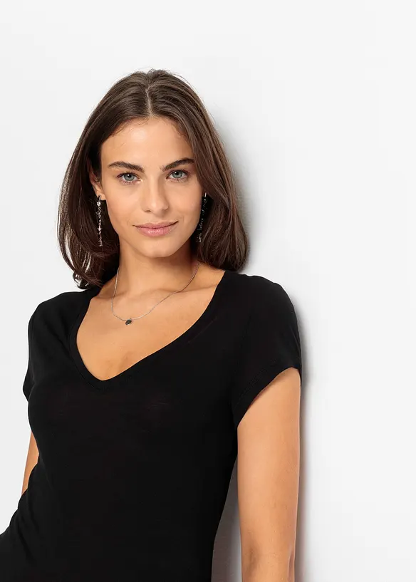 T-shirt in viscosa morbida, bonprix