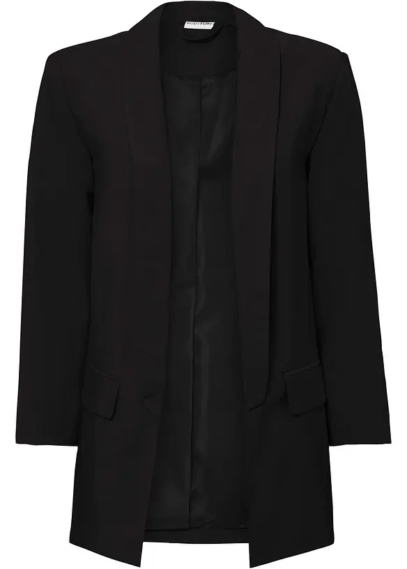 Blazer lungo in misto viscosa, bonprix