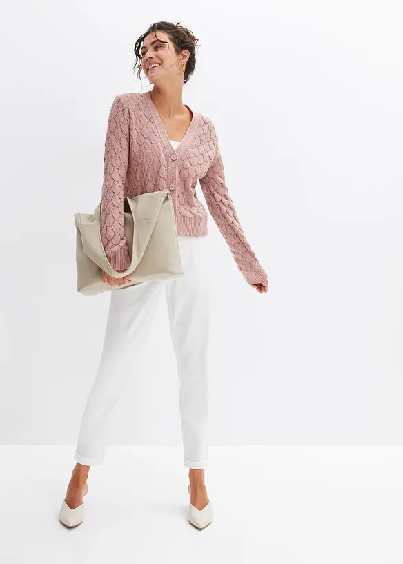 Cardigan traforato, bonprix